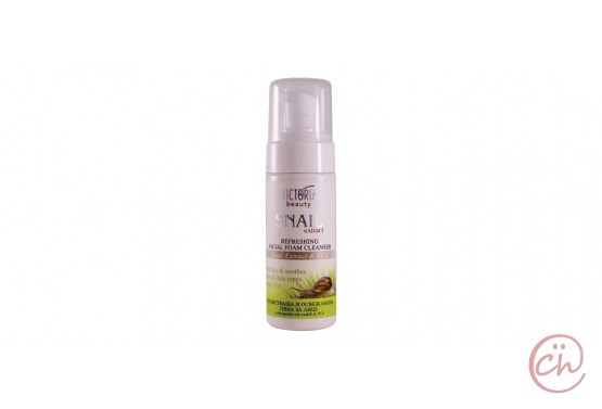 Почистваща пяна за лице с екстракт от охлюви Snail Extract - Victoria Beauty